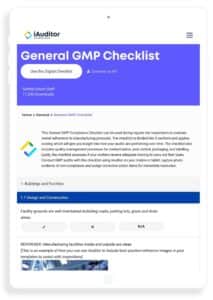 Quality Assurance Quality Control Checklist