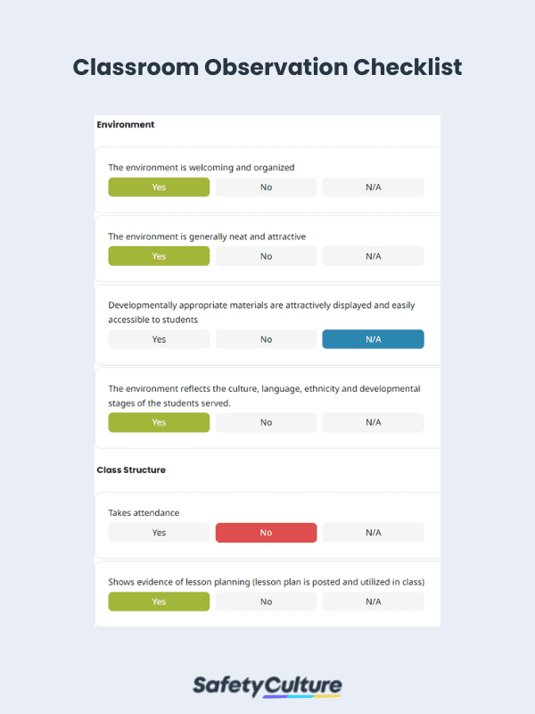 Beispiel-Beobachtungsbogen für den Unterricht als PDF.