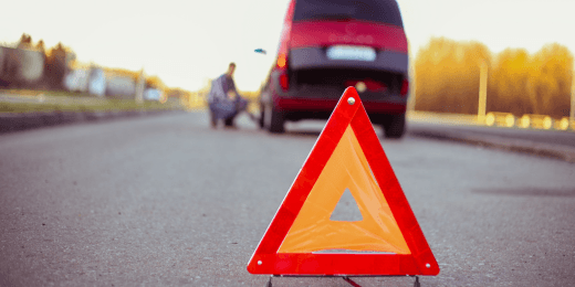 lone driver accident