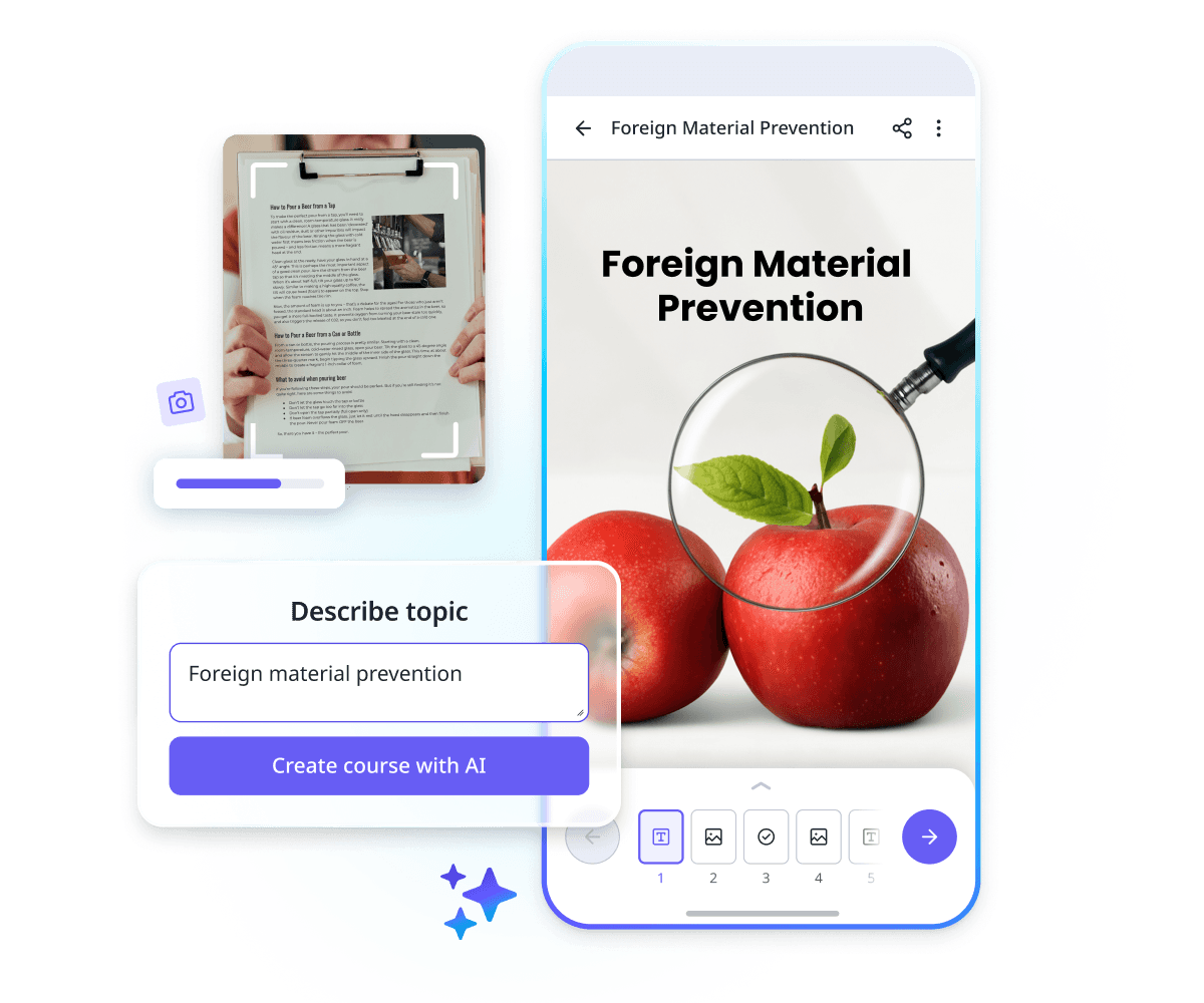 Training creation AI