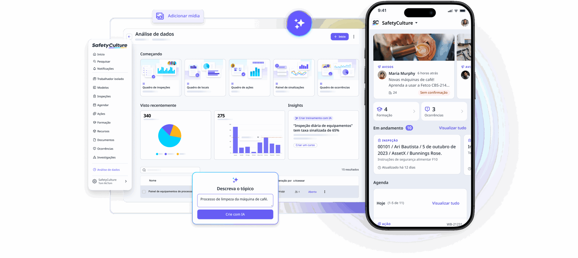 Imagem da plataforma SafetyCulture