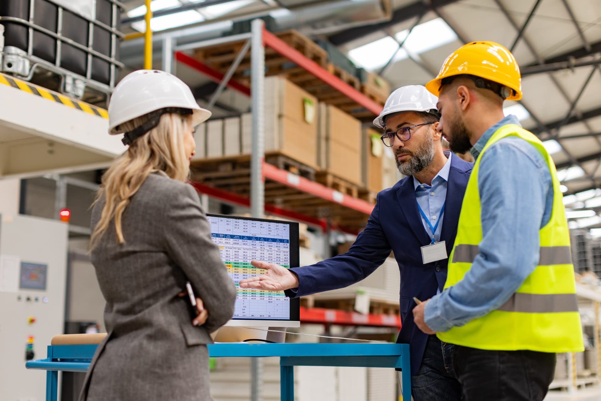 An officer performing vendor risk assessment using a technological tool