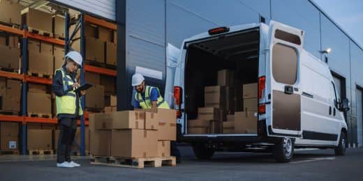 inventory workers following a lean inventory management practice