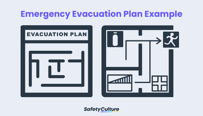 emergency evacuation map example