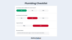 plumbing checklist