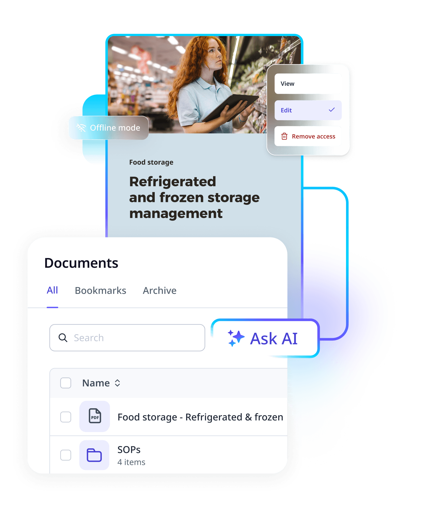 Monitor store assets around the clock to keep operations running smoothly.