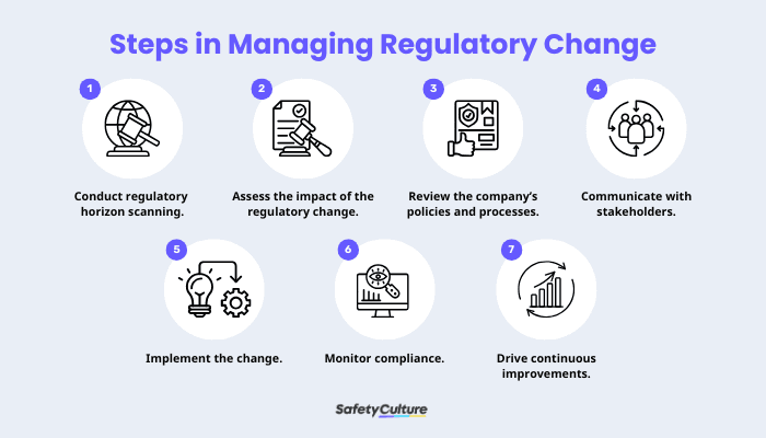 Steps in Managing Regulatory Change