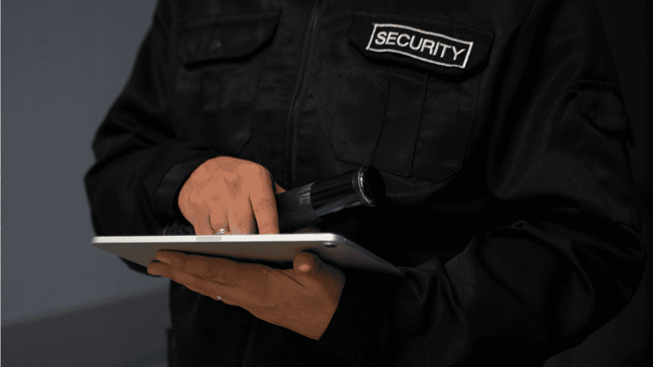 A staff member is filling out the guest incident report form.