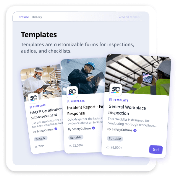 Content library templates