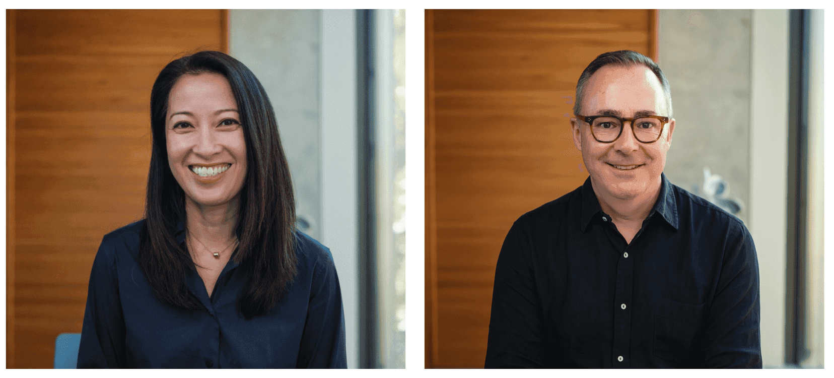 (L) Edelita Tichepco, Chief Financial Officer and (R) Phil Goldie, Global Head of Sales.