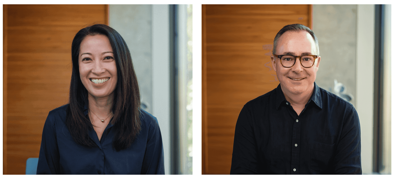 (L) Edelita Tichepco, Chief Financial Officer and (R) Phil Goldie, Global Head of Sales.