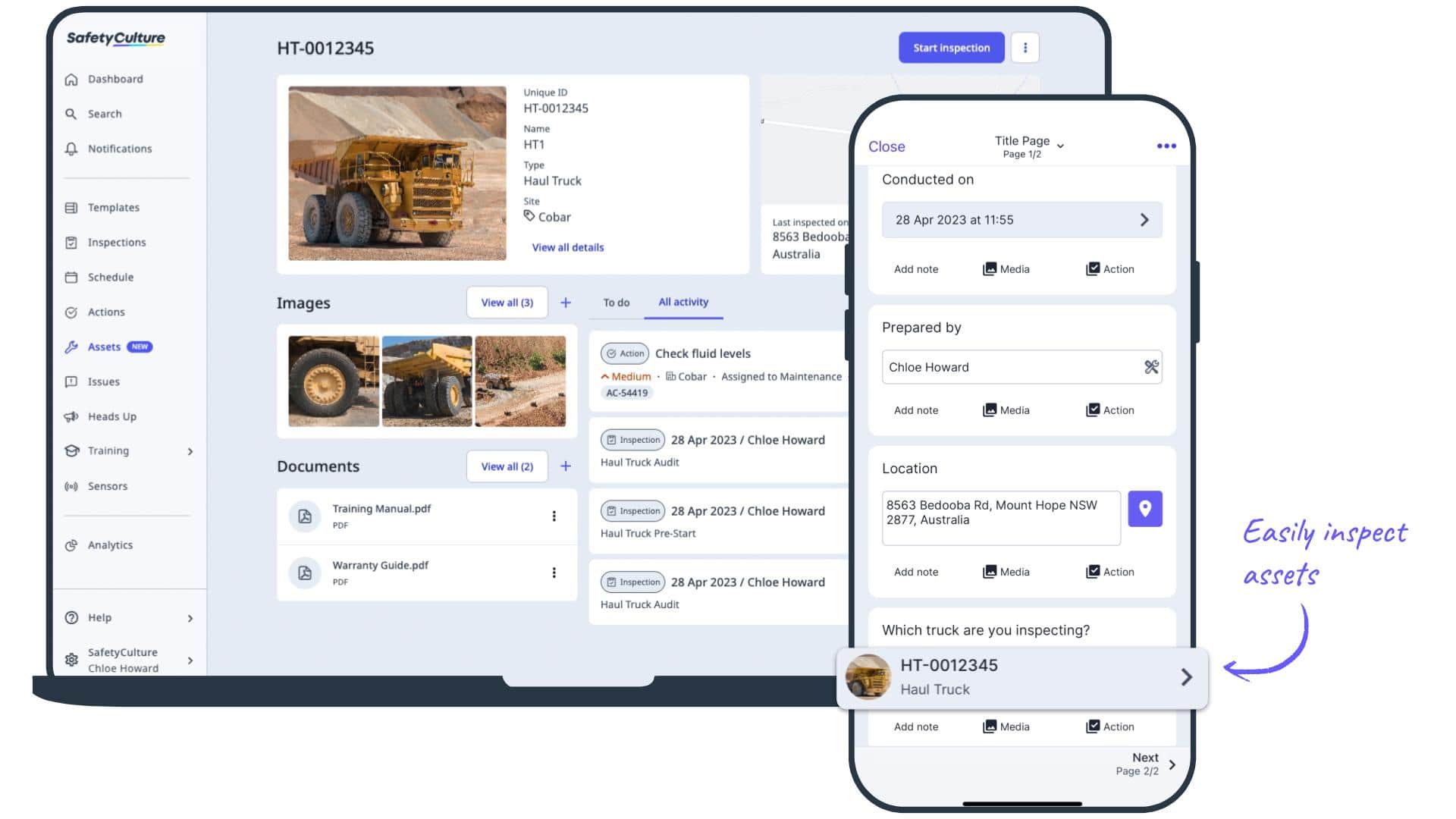 Schedule inspections and recurring tasks that match the frequency you need, and enable teams to perform them from anywhere.