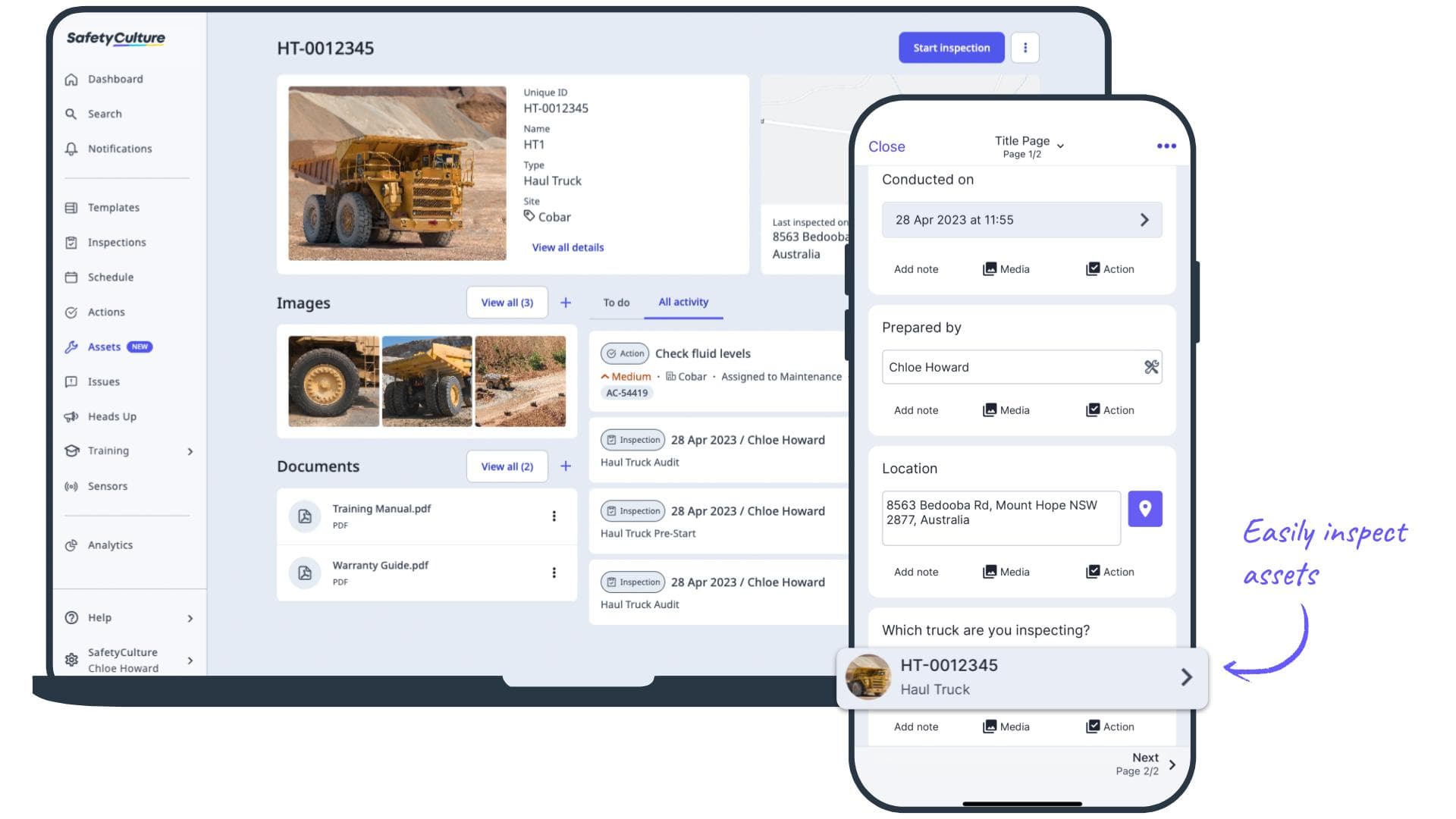 Schedule inspections and recurring tasks that match the frequency you need, and enable teams to perform them from anywhere.