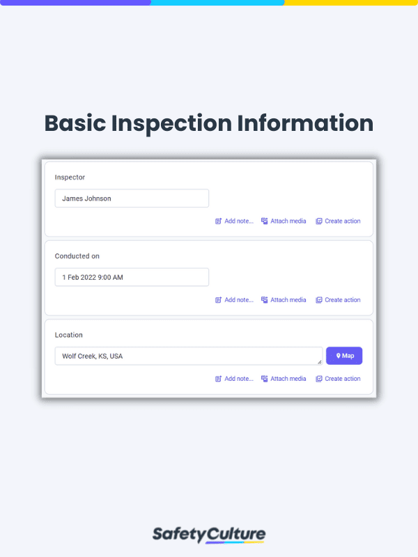 ehs compliance inspection basic information