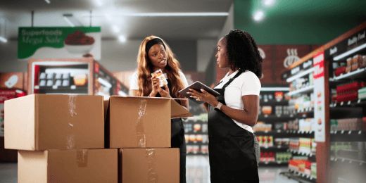 A manager overseeing retail performance managemnet