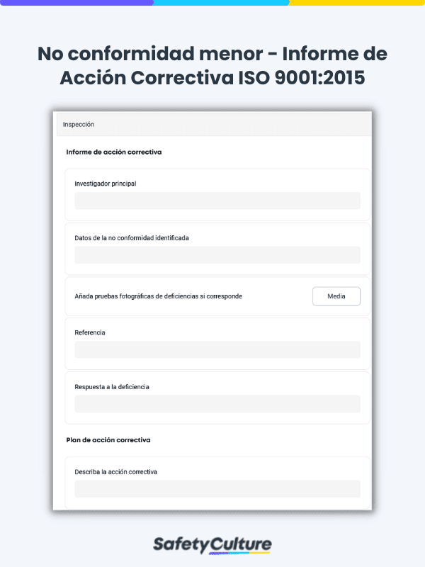 Non-conformance paperless audit report