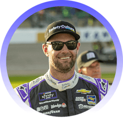 NASCAR 2025: Bristol Section 4 Group 1 Cards 518 Spotlight 1 Icon 1