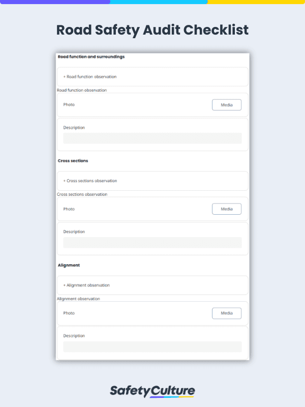 Liste de contrôle pour l