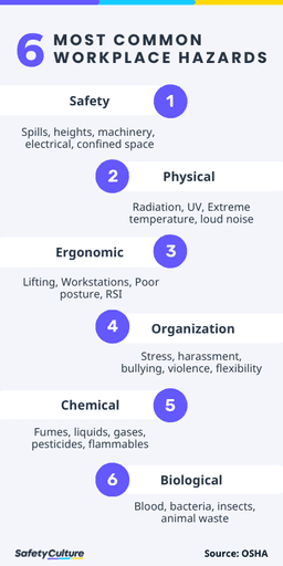 Workplace Hazards: Types & Examples | SafetyCulture