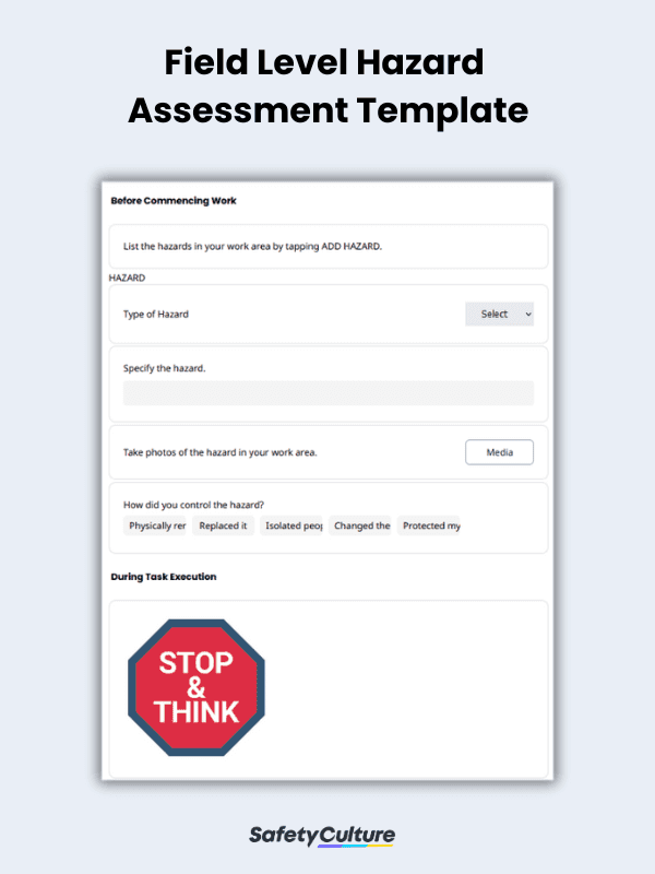 Field Level Hazard Assessment Templates | PDF | SafetyCulture