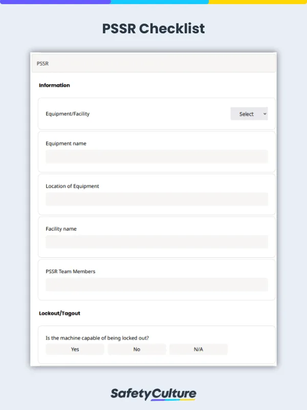 PSSR Checklist