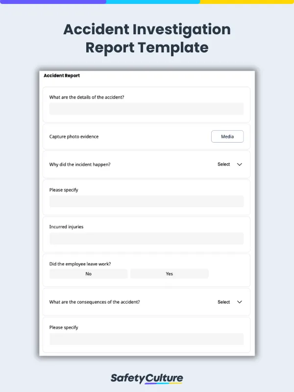Accident Investigation Report Template