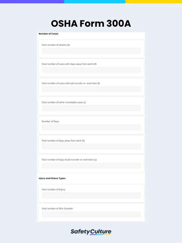 OSHA Form 300A