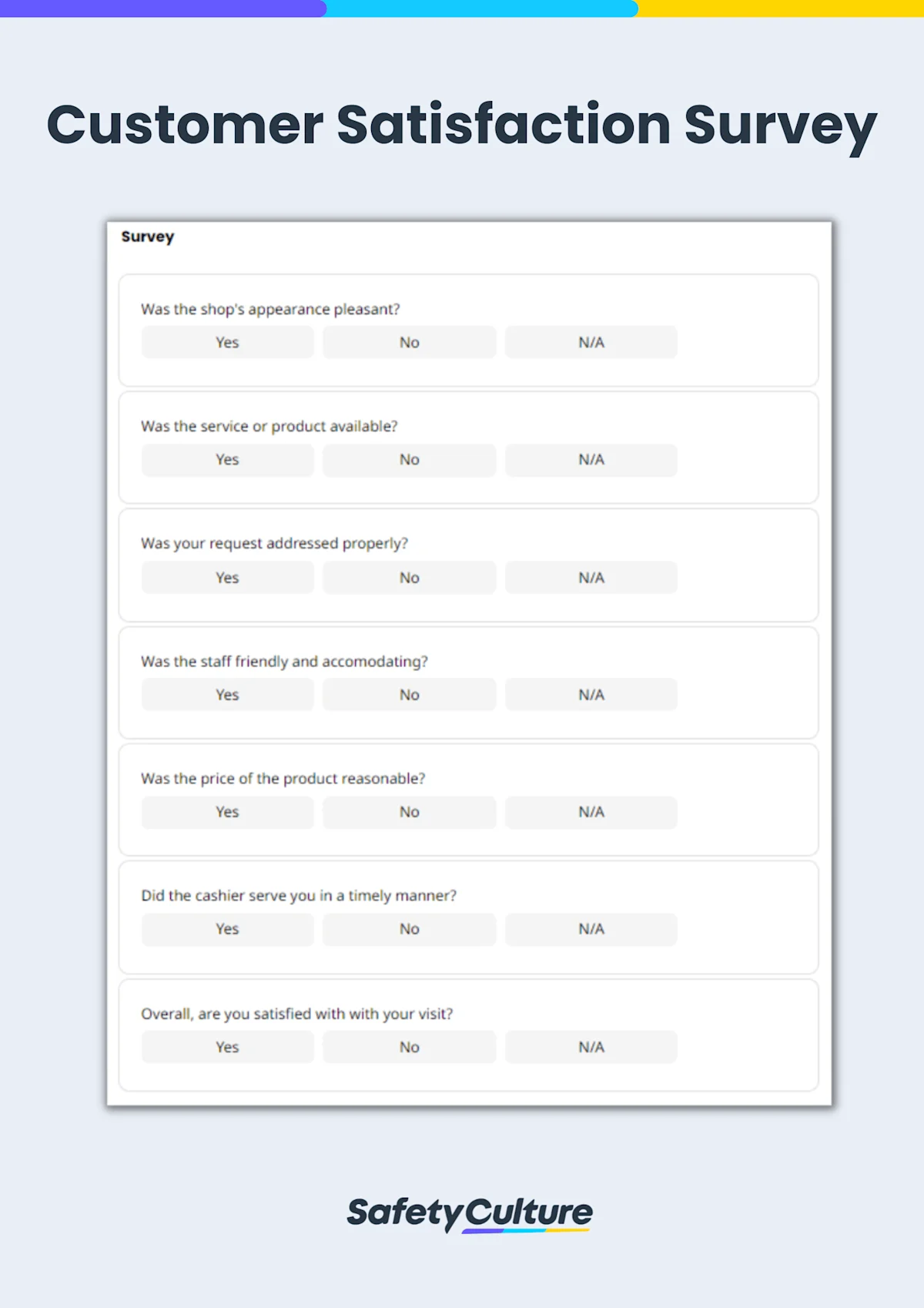 customer satisfaction survey
