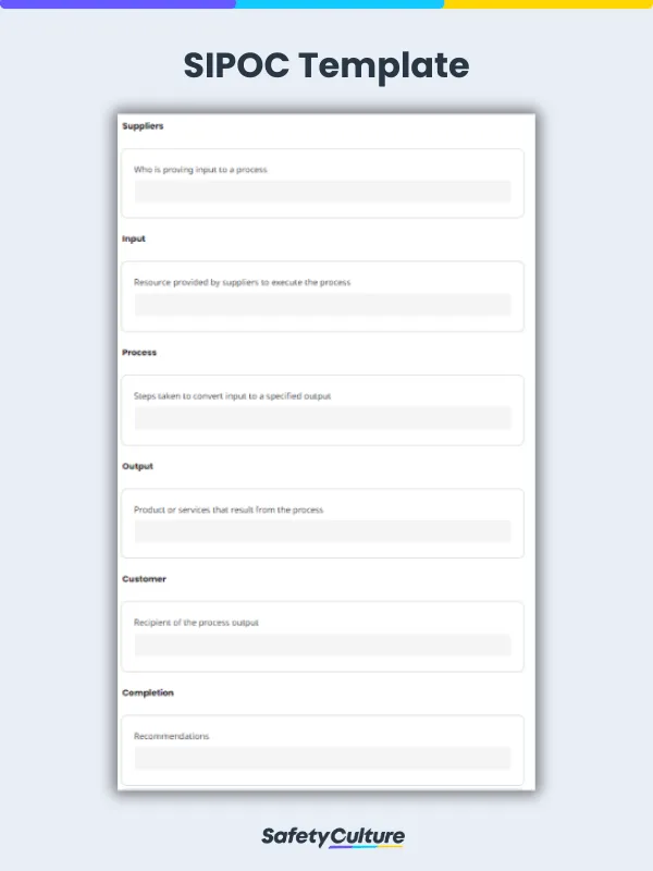 SIPOC Template