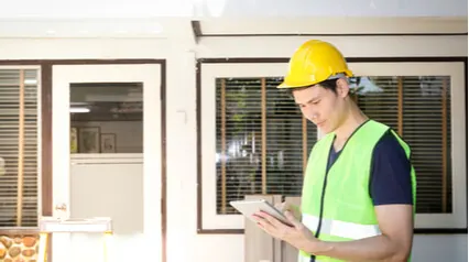 Property inspector using a property management form|Sample Property Management Form|Sample Property Inspection Report Form|Sample Condition Survey Report for Residential Properties|Sample FHA Appraisal Checklist|Sample Rental Property Inspection Checklist|Project Management Template