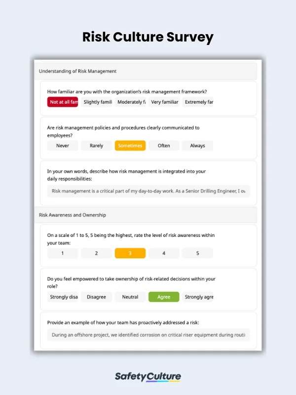 Risk Culture Survey