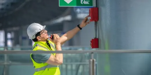 man acting based on what was on his emergency evacuation plan template|