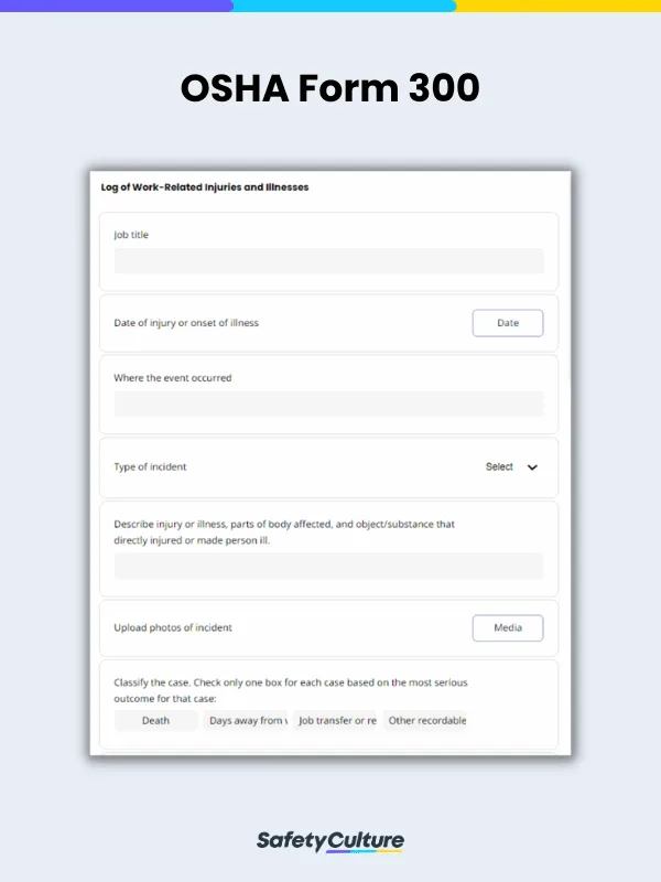 OSHA form 300