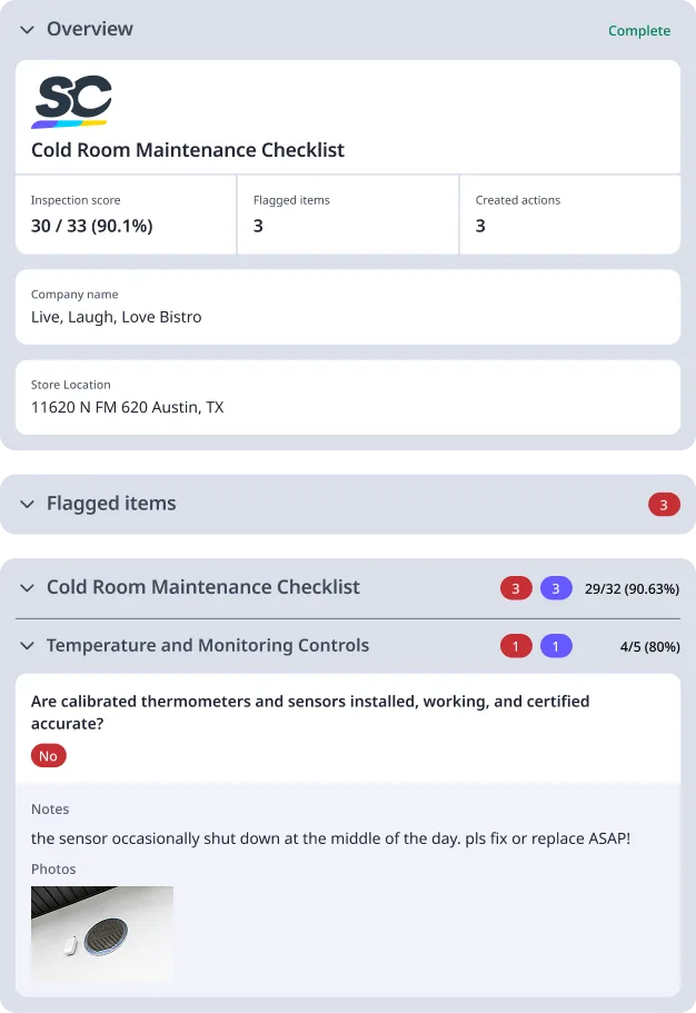 cold room maintenance checklist featured image