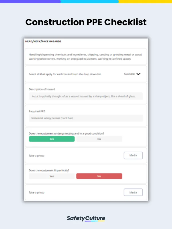 Construction PPE Checklist