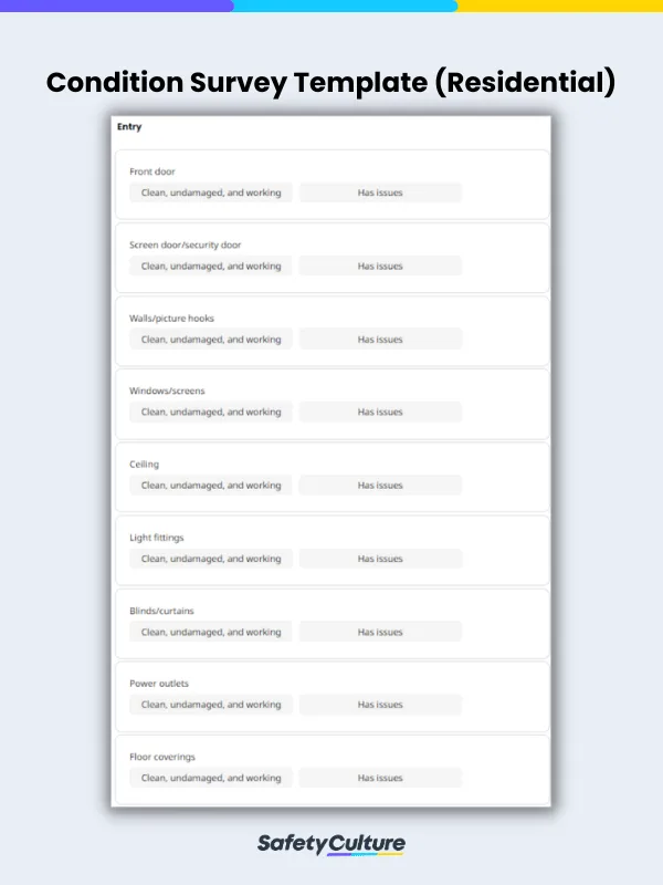 condition survey template