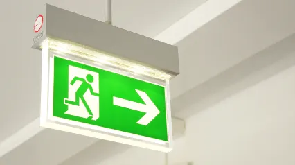 emergency light|Sicherheitsbeleuchtung