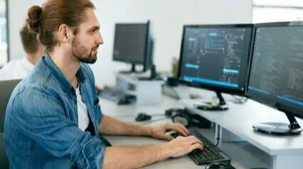 people conducting a software quality assurance check