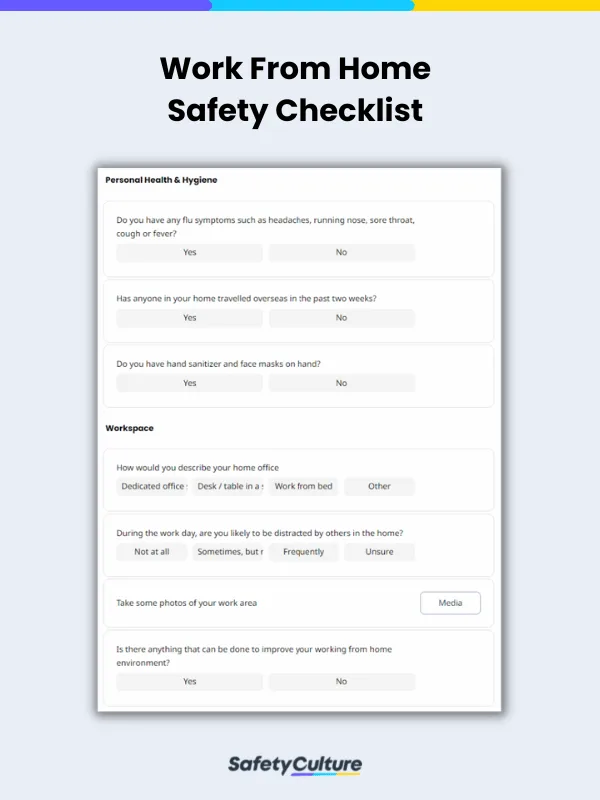 Working From Home Checklist