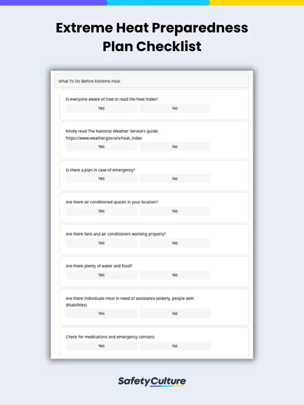 Extreme Heat Preparedness Plan