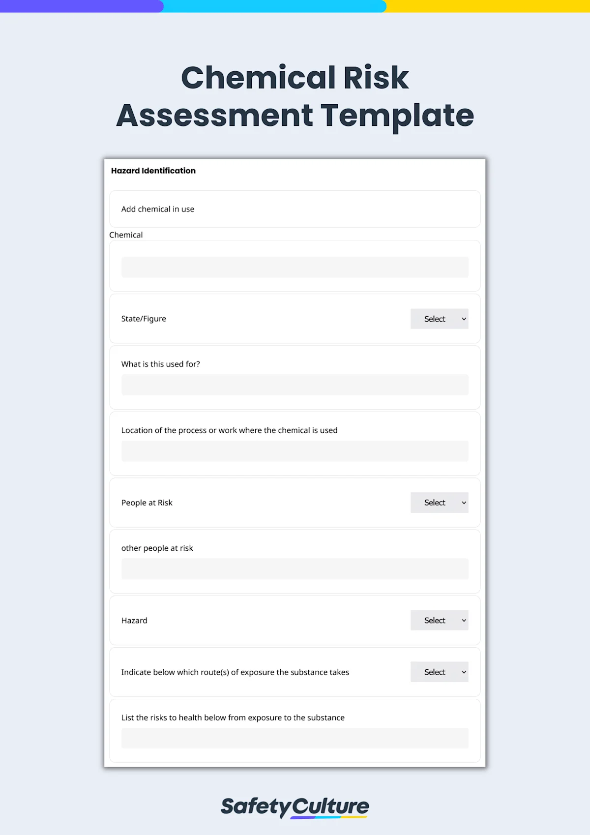 Chemical Risk Assessment Template