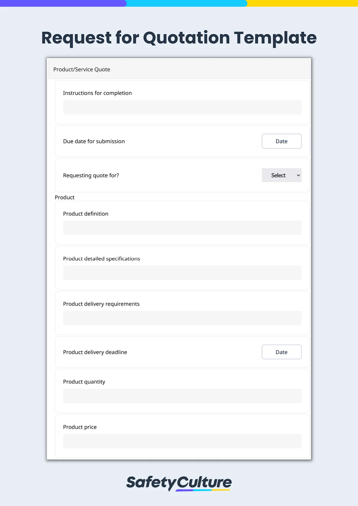 Request for Quotation Template