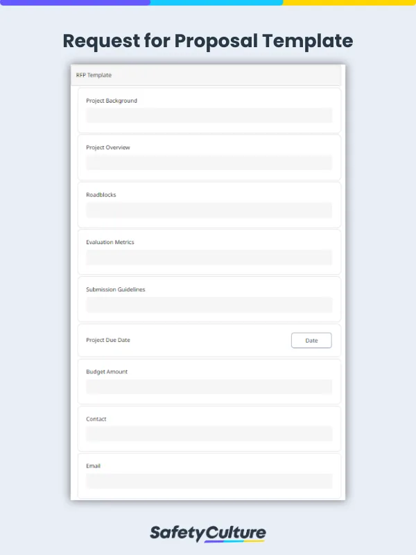 Request for Proposal Template
