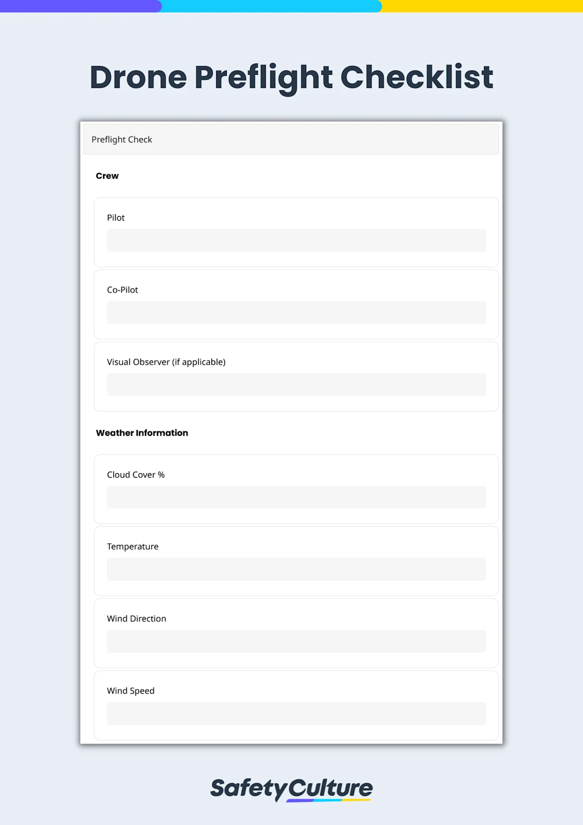 Drone Preflight Checklist