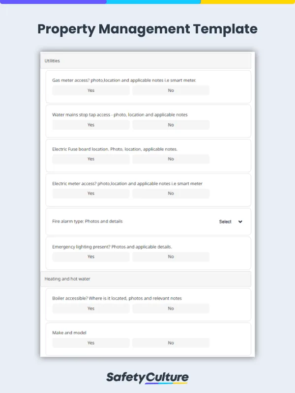 property management form