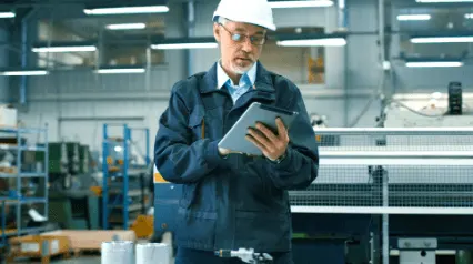 corrective action request form in tablet used by engineer|