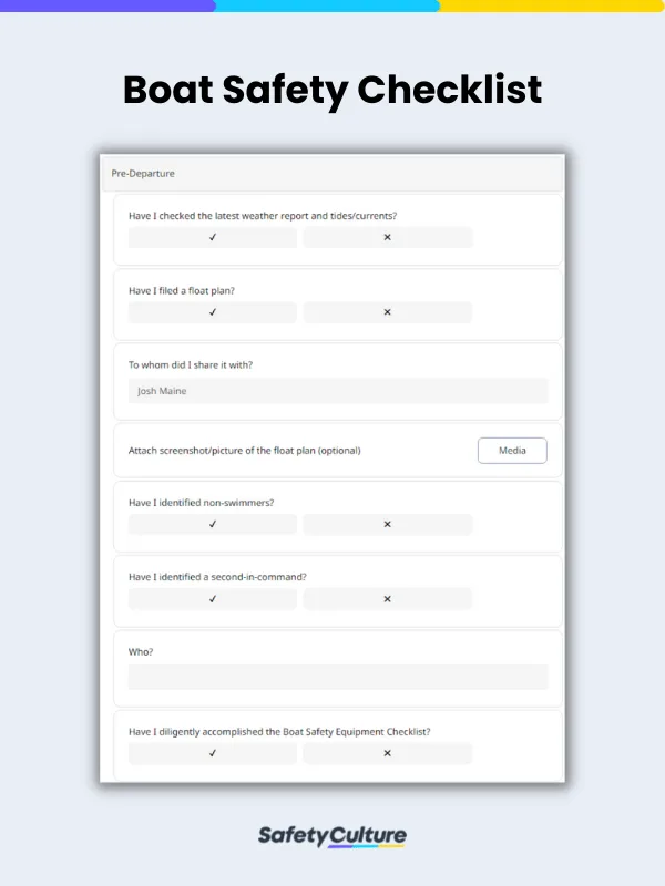 Boat Safety Checklist