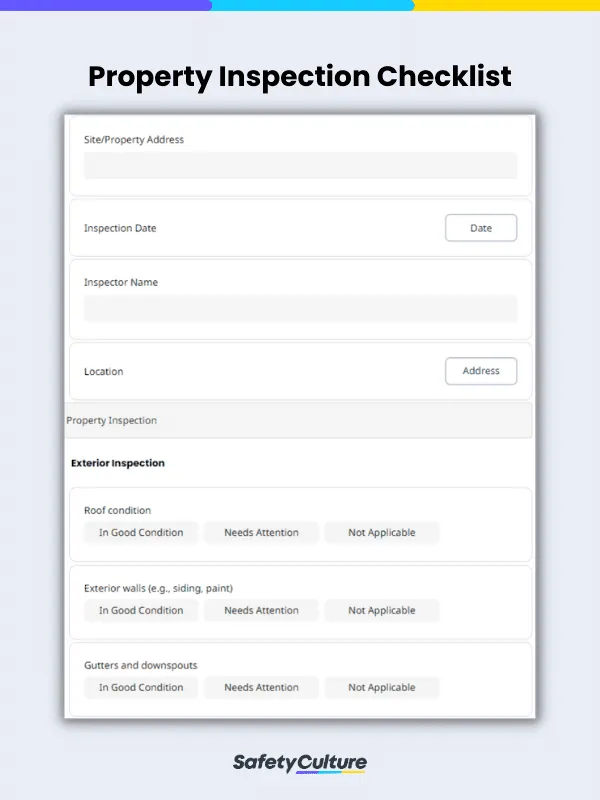 Property Inspection Checklist
