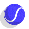 purple tennis ball